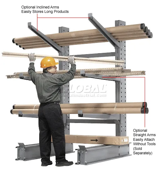 Global Industrial™ Single Sided Cantilever Upright, 62
