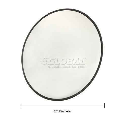 26" Convex Acrylic Security Mirror for Outdoor Use With Bracket NEW Open Box 