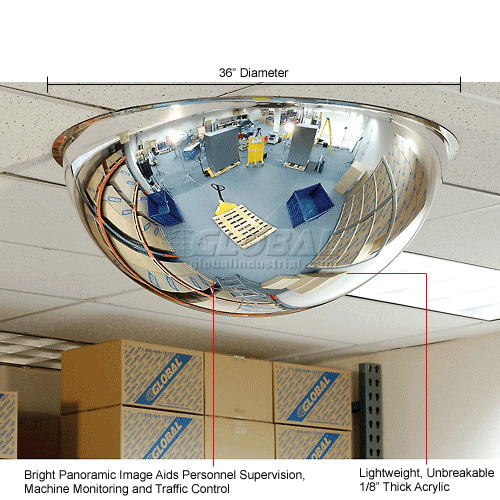 Security Access Control Safety Mirrors Dome Ceiling Mirror