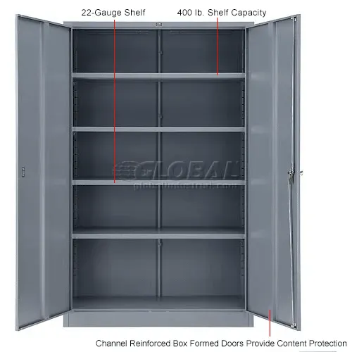 Global Industrial™ Storage Cabinet, Turn Handle, 48
