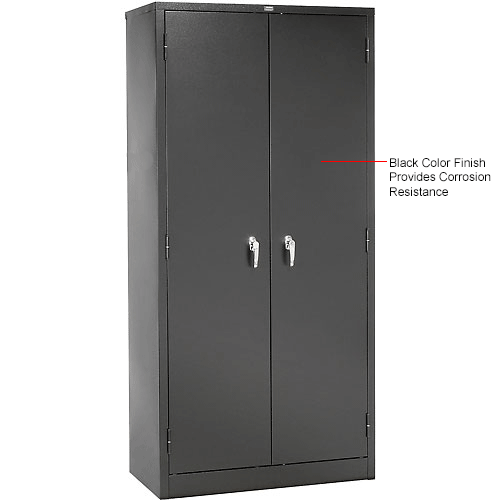 Paramount® Storage Cabinet Assembled 36X24X78 Black 
																			