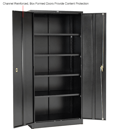 Paramount® Storage Cabinet Assembled 36X24X78 Black 
																			