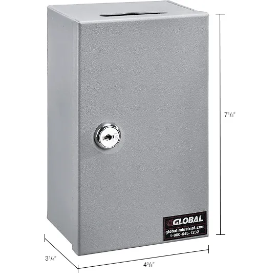 Global Industrial™ Drop-In Key Control Box, 4-3/8