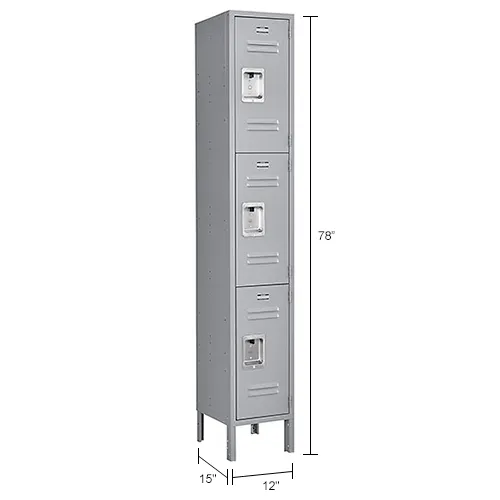 Global Industrial™ Infinity® 3-Tier 3 Door Locker, 12