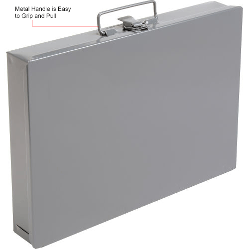 Durham Steel Compartment Box Rack 151/4 x 113/4 x 163/8 with 6 of 12