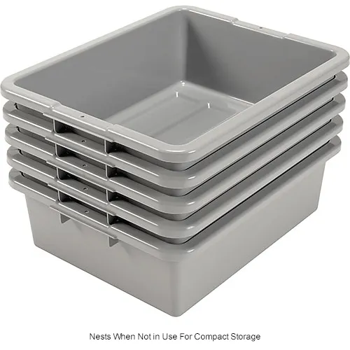 Gray sale plastic tubs