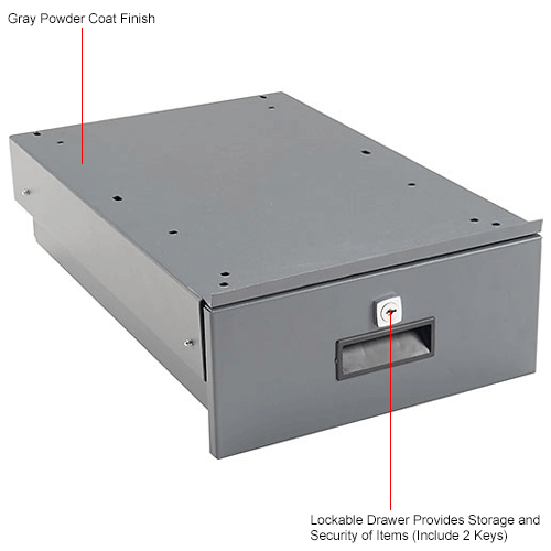Global Industrial&#153; Steel Drawer for 24" Deluxe Machine Table