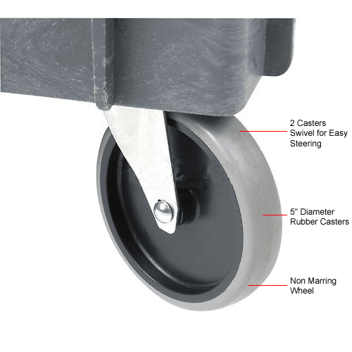 Trucks & Carts Service & Utility Carts Plastic 2 Shelf Tray Service