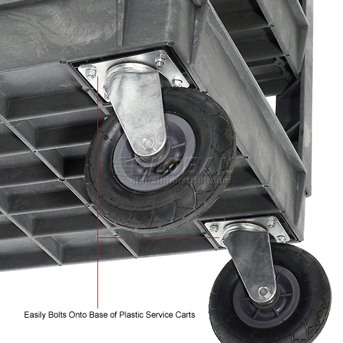 Global Industrial™ Replacement 8" Pneumatic Casters For Plastic Service