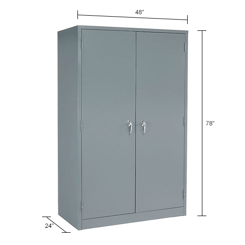 Global Industrial™ Locking Storage 48x24x78 29 YL Stacking