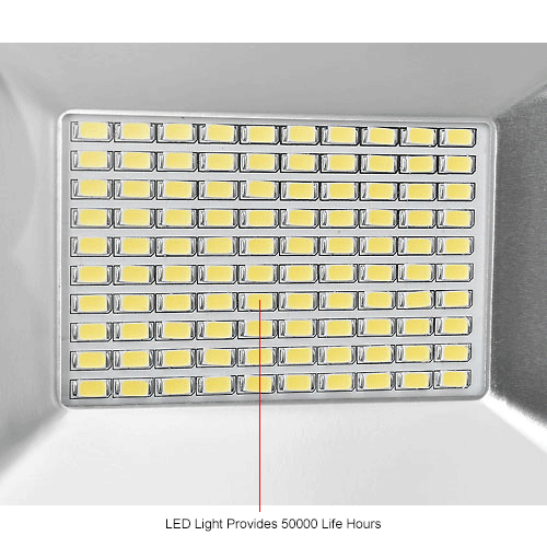 Global&#8482; LED Flood Light, 50W, 4500 Lumens, 5000K, w/Knuckle Mount