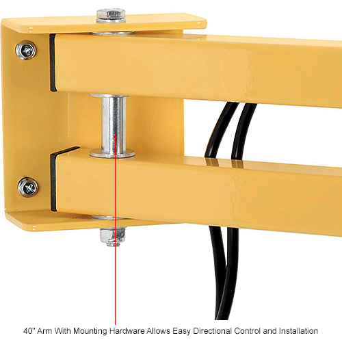 Global Industrial™ LED Dock Light w/ 40" Arm, 20W, 1800 Lumens, 5000K