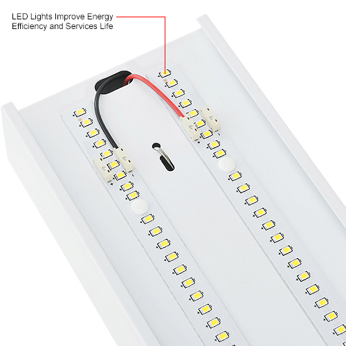 Global Industrial™ LED Strip Light, 40W, 4400 Lumens, 4000K, 110V