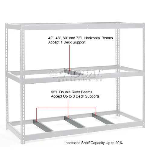Global Industrial™ Center Deck Support, 24 Global Industrial™ Center Deck Support, 24