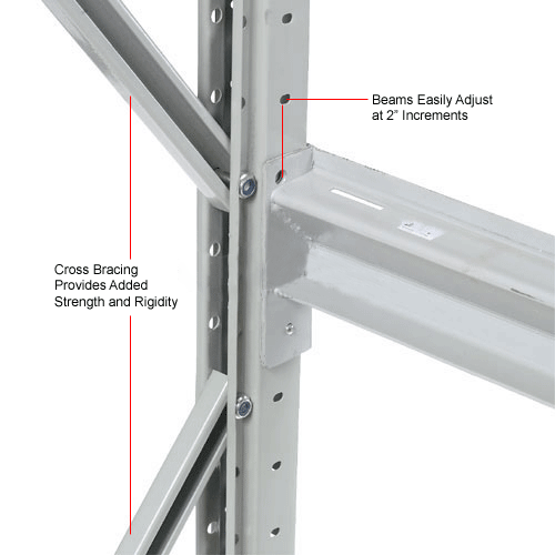 Extra High Capacity Bulk Rack - No Deck