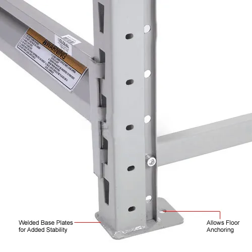 Global Industrial 3 Level, Extra High Cap Bulk Storage Rack, No