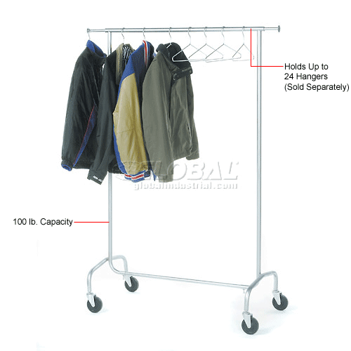 Interion® Extra Value Mobile Coat Rack (Hangers Sold Separately