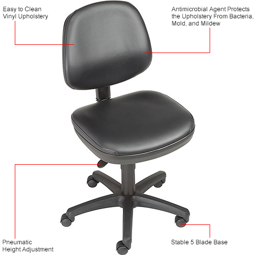 vinyl task chair