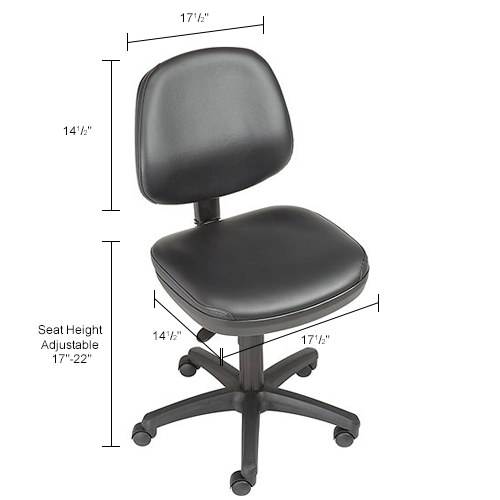 vinyl desk chair