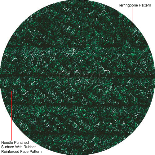 WaterHog® Eco Elite Classic Border Entrance Mat 3/8" Thick 3' x 5' Green