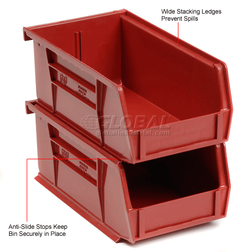 Bins Totes Containers Bins Stack Hang Quantum Plastic