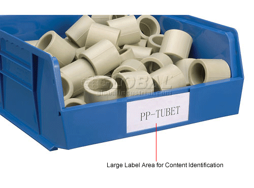 Global Industrial™ Plastic Stack & Hang Bin, 11"W x 10-7/8"D x 5"H ...