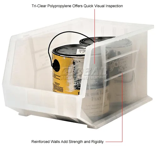 Rectangular Bin Stackable Nestable - 710L x 420W x 295H [4015] : Rotational  Plastics