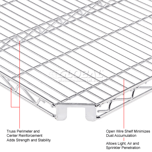 48x24 E-Z Adjust Shelf with Clips & 4 Hooks 48x24 E-Z Adjust Shelf with Clips & 4 Hooks