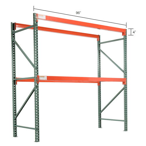 Pallet Rack Global Pallet Rack Beam Pair 96"L x 35/16"H Unslotted