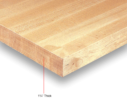 Square Edge Work Bench Top - Maple