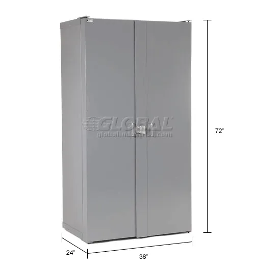 Global Industrial™ Security Work & Storage Cabinet, 6 Drawers, 68