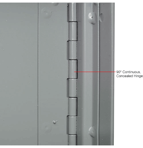 Global Industrial™ Multi Purpose Metal Access Panel, Key Lock, 24"W x 24"H 602332