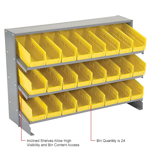 4 Inch High Shelf Bins