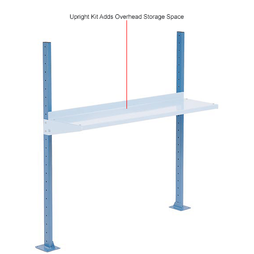 Global Industrial&#153; Upright Kit 48"H Pair - Blue