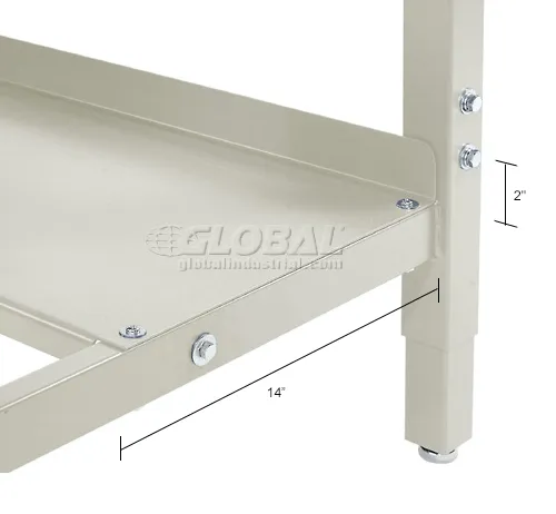 Global Industrial™ Steel Lower Shelf, 72