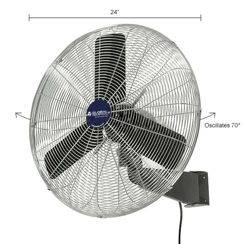 24 top Inch Industrial Wall Mount Fan