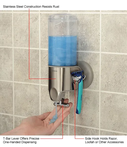 Simple humanのwall mount pumps Amazon.com: simplehuman Wall Mount Pumps, Triple 15 fl. oz