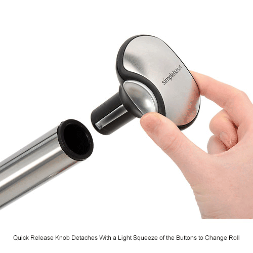 Simplehuman® Quick Load Paper Towel Roll Holder, Stainless Steel 640282