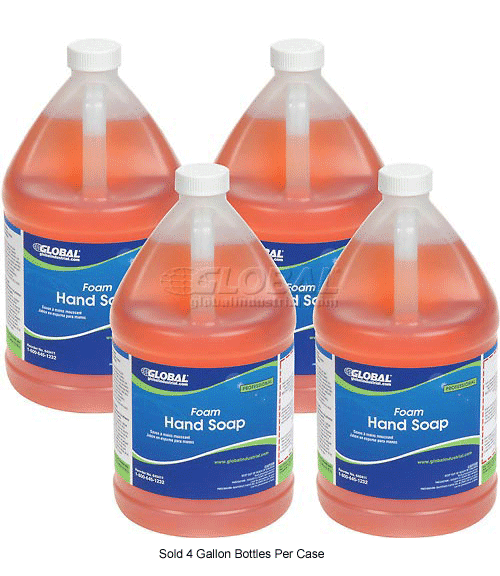 Global Industrial™ Foam Hand Soap Case Of Four 1 Gallon Bottles