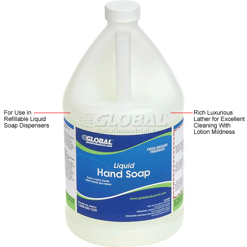 Global Industrial™ Liquid Hand Soap Case Of Four 1 Gallon Bottles