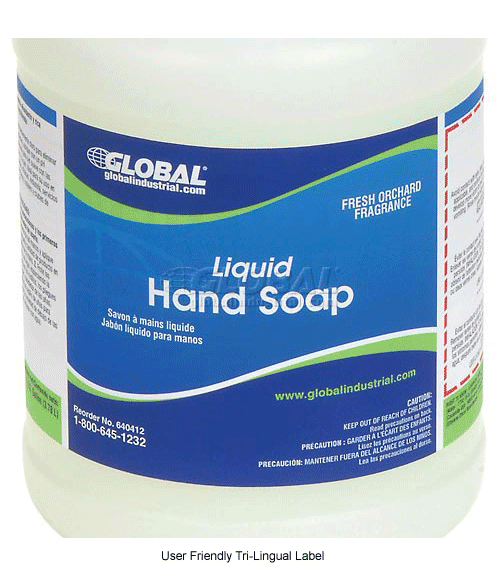 Global Industrial™ Liquid Hand Soap Case Of Four 1 Gallon Bottles