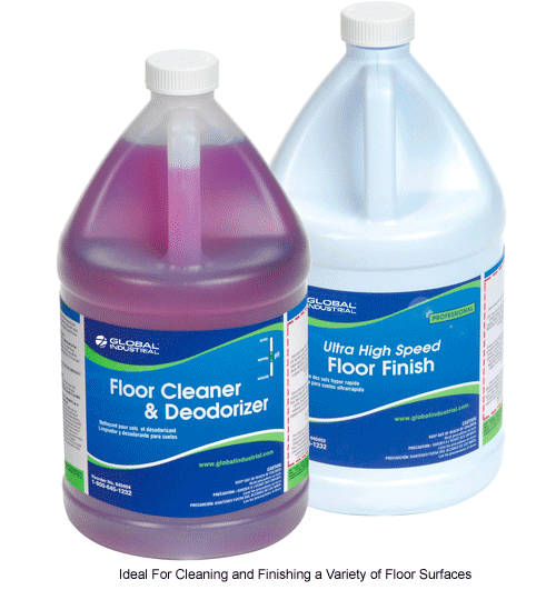 Global Industrial™ Floor Cleaning Kit Floor Cleaner & Finish Case