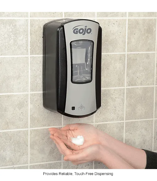 NOSRAM 6500 4本セット GOJO Hand Soap Dispenser - LTX Chrome/Black 1200mL - 1919-04