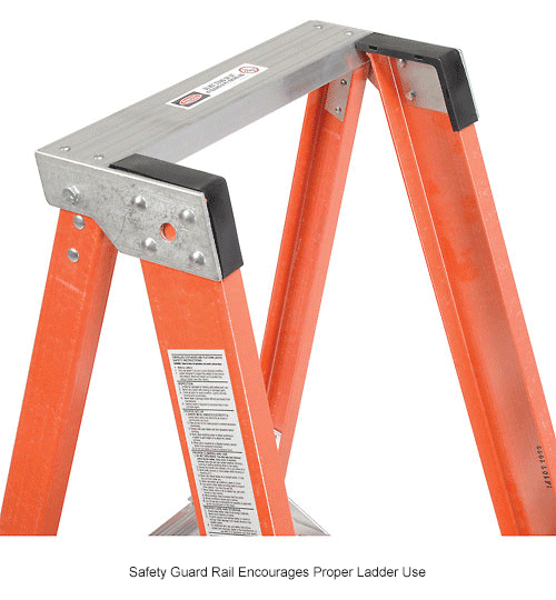 Werner 2 ft. Fiberglass Platform Step Ladder 300 lb. Cap - P6202
																			