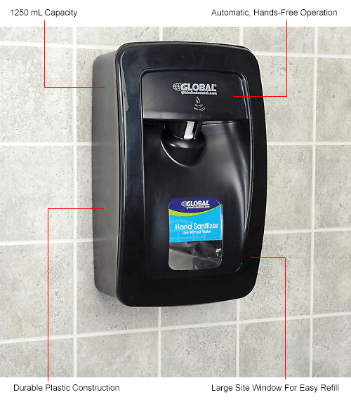 Global Dispenser for Hand Soap
																			