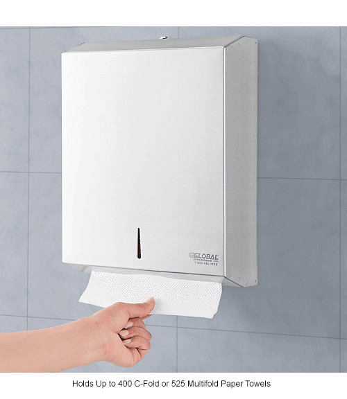 Powers Industries C-Fold Paper Towel Dispenser NIB 