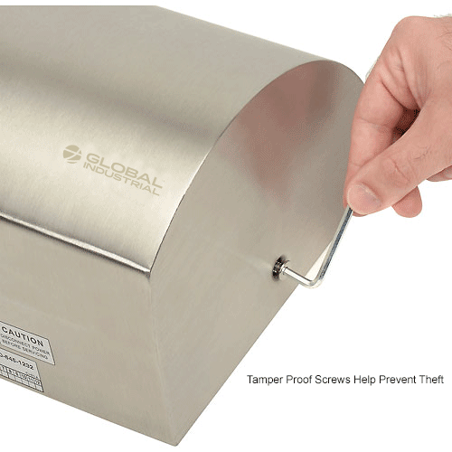 Global Industrial™ High Velocity Automatic Hand Dryer, Stainless Steel