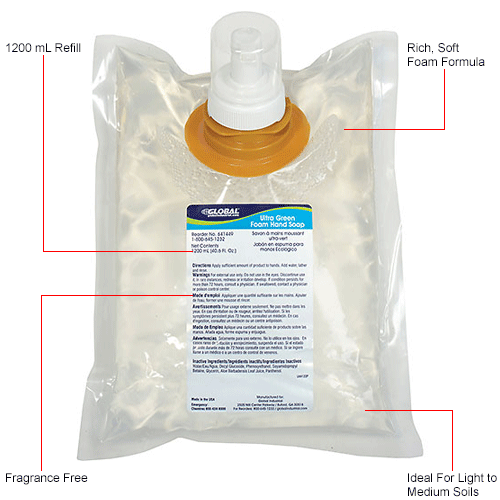 Bathroom Supplies Soap Dispensers Global Industrial™ Ultra Green