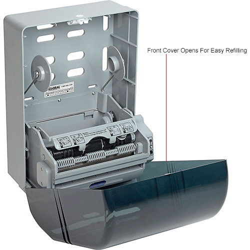 Global Industrial™ Automatic Paper Towel Dispenser For 8" Rolls, Smoke