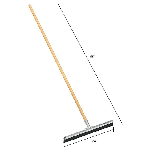 Floor Squeegee Head (only), 24 long, straight, threaded han